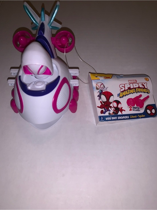 Marvel Other - Marvel Ghost-Spider Web Dart Zoomer - White, Pink & Purple